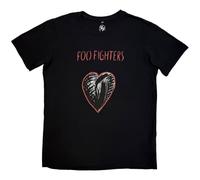 FOO Fighters Unisex Premium Carbon T-Shirt: One By One (Schwarz) (Back Print) L