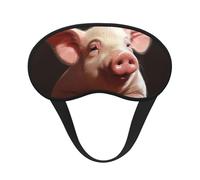 Foolish Niedliche Tier-Schlafmaske für Seitenschläfer, Verdunkelungs-Augenmaske für Damen und Herren, Nulldruck-Schlafmasken, weiche, atmungsaktive Augenabdeckung, bequeme Augenbinde, Lidschatten für