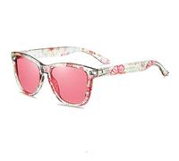 FOOOZ Polarisierte Sonnenbrillen für Damen, Herren, Spiegel, Sonnenbrille, UV400, quadratisch, Brillenfassungen, Bikini, Sport, Angeln, Radfahren, Schatten, Brillen, Ozeanrosa, andere