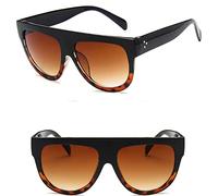 FOOOZ Sonnenbrille mit großem Rahmen, Herren- oder Damen-Sonnenbrille, PC-Linsen-Sonnenbrille, Damenmode, 1, Einheitsgröße