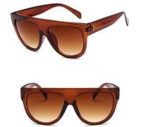 FOOOZ Sonnenbrille mit großem Rahmen, Herren- oder Damen-Sonnenbrille, PC-Linsen-Sonnenbrille, Damenmode, 8, Einheitsgröße
