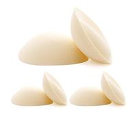 FOOT OF THE TREE Super dicke BH-Einlagen, herausnehmbare Brustverstärker, Push-up-BH-Cups, Polsterung, 3 Sets, Beige-6 cm, Klein