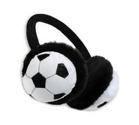 Football-black Kids Furry Winter Earmuffs Cute Fox Plush Faux Fur Earmuffs Girls Boys Soft Warm Fleece Cushioned Ear Warmers Earflaps Ears Protector C