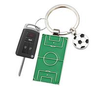 Football Keychain - Soccer Ball for Backpacks, Phones & Wallets | Sports Keychain for Soccer Fans, Players & Kids | Metal Key Chain for & Accessories