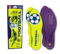 Footgel Einlegesohlen für Fußballschuhe, 2 Paar, Gel-Einlegesohlen für Damen und Herren, atmungsaktiv, bequem, verhindert Verletzungen, Fußschmerzen, Knie und Lendenwirbelsäule, Größen 39 bis 42