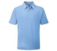 Footjoy Herren Stretch Pique Solid Poloshirt Not Applicable, Blau (Azul Claro 91826), Medium