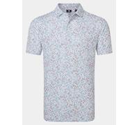 FootJoy Watercolour Floral Print Pique Halbarm Polo weiß M (100000412531)