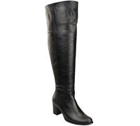 Footwear Overknee-Stiefel für Damen, Naturleder 190 Schwarz ElitaBut 44