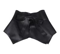 Fopytu Leder-schößchengürtel, Breiter Taillengürtel, Schwarzer Rüschenrock-taillengürtel, Kleid-ziergürtel, Bund-kummerbund Für Frauen Und Mädchen