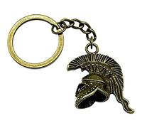 Fopytu Spartaner Römischer Helm Schlüsselbund Krieger Griechisch Gladiator Legierung Keychain Vintage Keyring Geburtstagsgeschenk Für Frauen Männer