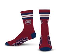 For Bare Feet FBF Detroit Red Wings 4 Stripe Crew NHL Socken Rot, L