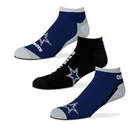 For Bare Feet Socken 3er Pack - Motiv: Dallas Cowboys - NFL - Flash - Grösse: L