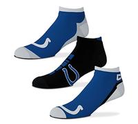 For Bare Feet Socken 3er Pack - Motiv: Indianapolis Colts - NFL - Flash - Grösse: L