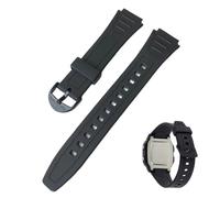 For Casio Watch Strap Fur Casio W800h Armband,Compatible with W-800H Resin,18 Mm Resin Uhrenarmband Wasserdicht Und Strapazierfähig,Kompatibel Mit W-800H-1AV W-800H-1BV W-800HG-9AV