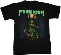 Forbidden Twisted Into Form Thrash Band VIO-Lence Herren T-Shirt, Schwarz, Schwarz , XL