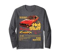 Ford Mustang 1981 Hot Stuff mit Pony-Logo Langarmshirt