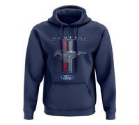 Ford Mustang 50 Years Tribar Edition Hoodie Kapuzenpullover - Offizielles Herren Sweatshirt mit Kultlogo - Regular Fit - Klassischer Muscle Car Kapuzenpullover