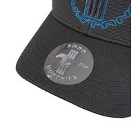 Ford Mustang Halo Baseball Cap Schwarz/Blau verstellbar