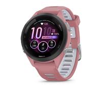 Forerunner 265S GPS-Smartwatch Sportuhr Altrosa/Schwarz mit Schnellwechsel- Silikon-Armband 18 mm Altrosa/Steinweiss