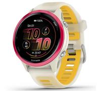Forerunner 570 - 42mm, GPS-Smartwatch Bone/Himbeerrot