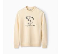 forét - Fishing Knit - L Feiner Strickpullover Sweatshirts