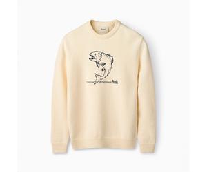 forét - Fishing Knit - S Feiner Strickpullover Sweatshirts