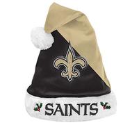 Forever Collectibles Foco NFL New Orleans Saints 2020 Basic Santa Claus Hat Mütze Weihnachtsmannmütze Nikolaus Weihnachten