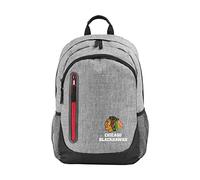 Forever Collectibles FOCO NHL Chicago Blackhawks Heather Grey Bold Color Backpackheather Grey Bold Color Rucksack, Team-Farbe, Einheitsgröße