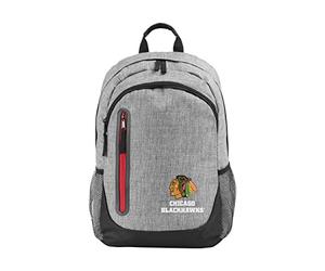 Forever Collectibles FOCO NHL Chicago Blackhawks Heather Grey Bold Color Backpackheather Grey Bold Color Rucksack, Team-Farbe, Einheitsgröße
