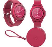 FOREVER Colorum CW-300 Rosa Smartwatch Wasserdicht IP68 - Pulsuhr mit Schrittzähler Schlaftracker Kalorienzähler - Lange Akkulaufzeit - Android/iOS Sportuhr Damen Herren Unisex Stilvolles Design