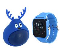 Forever iGO2 Kinder Smartwatch + Bluetooth Sweet Animal Lautsprecher blau
