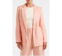 Forever New Lucy Linen Blazer Lucy Linen Blazer Pink Cotton Größe: 6 | Blazer Outlet | Damen | Weiß