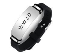 ForeverWill Verstellbares WWJD Silikon Armband für Erwachsene Kinder, What Would Jesus Do Inspirierendes Christus Geist Glaubens Armreif, Christlicher Schmuck für Frauen Männer Kinder, mehrere Farben