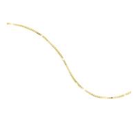 forme di Lucchetta - Venezianerkette Damen in Echtgold 585, Schmuck Echtgoldkette 45cm einstellbar 42cm, Kette 14 Karat Gelbgold ohne Anhänger - Zeitlose Eleganz für jeden Anlass