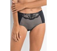 Formslip BONPRIX, Damen, Gr. 40/42 (M), schwarz (schwarz, sandbeige), Obermaterial: 80% Polyamid, 20% Elasthan. Futter: 100% Baumwolle. Spitze: 88% Polyamid, 12% Elasthan, mehrfarbig, Unterhosen Forms