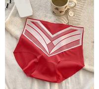 Formslip Damen Nahtlos Taille Bauchweg Polyester(Red XL) | Nahtloses Design, formt Hüften, hebt Po, moderate Elastizität, reine Farben, für M-XXL