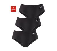 Formslip PETITE FLEUR, Damen, Gr. 32/34, schwarz, Obermaterial: 90% Baumwolle, 10% Elasthan (LYCRA). Miedereinsatz: 90% Polyamid, 10% Elasthan, unifarben, eng, Unterhosen Formslip, Bodyforming Slip au