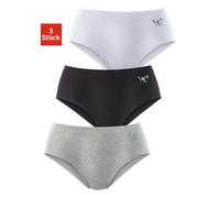 Formslip PETITE FLEUR, Damen, Gr. 52/54, schwarz-weiß (grau, meliert, weiß, schwarz), Obermaterial: 90% Baumwolle, 10% Elasthan (LYCRA). Miedereinsatz: 90% Polyamid, 10% Elasthan, unifarben, eng, Unte