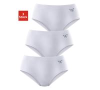 petite fleur Formslip, (3 St.), mit kleinem Schmetterlings-Druck 52/54, 3 St. weiß Damen Tagwäsche Wäsche Formslip 52/54, 3 St. weiß