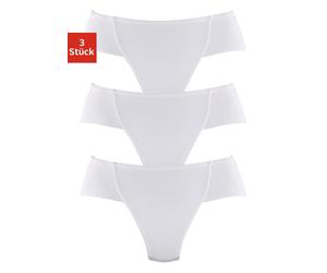 Formstring PETITE FLEUR, Damen, Gr. 32/34, weiß, Jersey, Obermaterial: 90% Baumwolle, 10% Elasthan (LYCRA SPORT). Meshfutter: 90% Polyamid, 10% Elasthan, unifarben, körpernah, Unterhosen, Bodyforming 