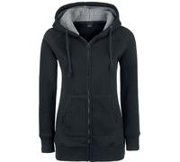 Forplay Teddy Hoodie Kapuzenjacke schwarz in L