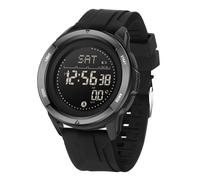Forrader Digitale Herren-Armbanduhr, Militäruhr für Herren, mit Nylon/Silikonband, wasserdicht, Schrittzähler, modisch, taktische Sportuhr