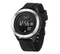 Forrader Digitale Herren-Armbanduhr, Militäruhr für Herren, mit Nylon/Silikonband, wasserdicht, Schrittzähler, modisch, taktische Sportuhr