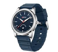 Forrader Herren-Armbanduhr, analoge Quarzuhr, Militär-Uhren für Herren, 5 ATM wasserdicht, Outdoor-Sportuhr mit Licht/Datum/Stoßfest/Chronograph, Geschenk, blau