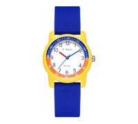 Forrader Kinderuhren für Jungen und Mädchen, 50 m wasserdicht, analoge Armbanduhr, Lernzeit, Kinderuhr, leicht zu lesen, für Kinder von 3-12 Jahren, tolles Geschenk für Kinder, Blau, Gelb, B