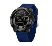 Forrader Militäruhr für Herren, digitale taktische Uhren mit Nylon/Silikonarmband, wasserdichte Outdoor-Sportuhr mit Kalorien-Schrittzähler, Alarm, Stoppuhr