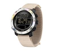 Forrader Militäruhr für Herren, digitale taktische Uhren mit Nylon/Silikonarmband, wasserdichte Outdoor-Sportuhr mit Kalorien-Schrittzähler, Alarm, Stoppuhr