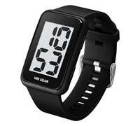 Forrader Quadratische Herren-Digitaluhr, großes Zifferblatt, großes Zifferblatt, wasserdicht, LED-Sportuhren mit Alarm, Datum, Stoppuhr, Unisex, elektronische Armbanduhren für Männer und Frauen