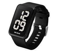 Forrader Quadratische Herren-Digitaluhr, großes Zifferblatt, großes Zifferblatt, wasserdicht, LED-Sportuhren mit Alarm, Datum, Stoppuhr, Unisex, elektronische Armbanduhren für Männer und Frauen