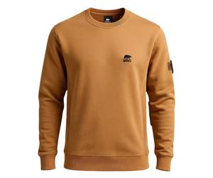FORSBERG Crewneck Sweatshirt mit elastischen Einsätzen L hellbraun